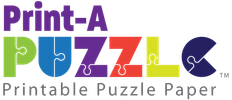 Print-A-Puzzle  Pre-Perforated, Printable Puzzle Paper