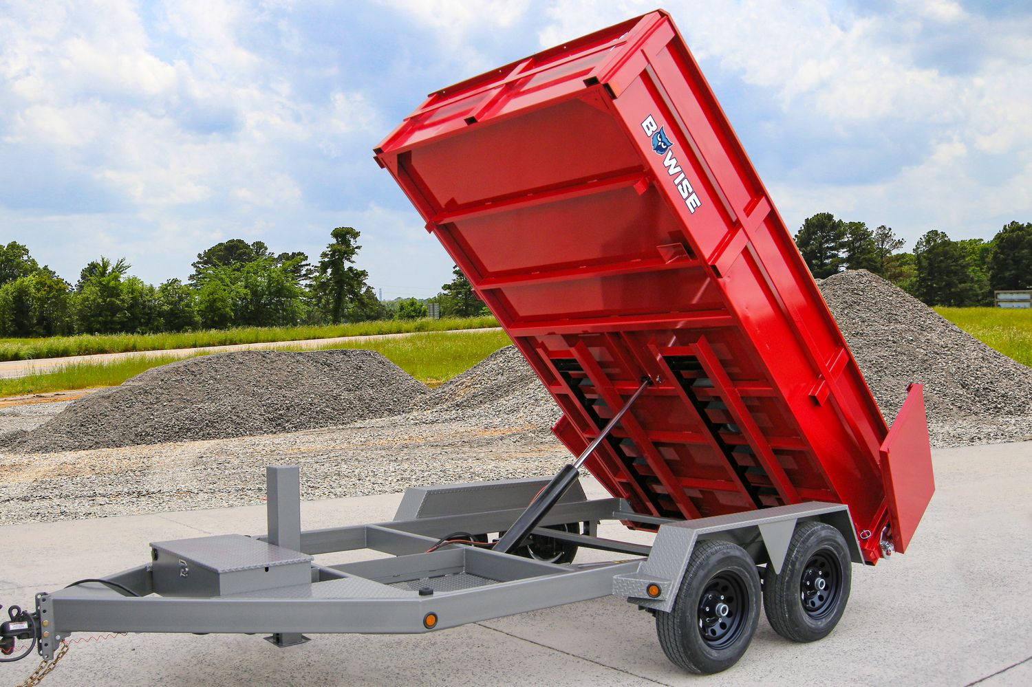 DLP10 - 10k Tandem Axle Low Profile Dump - BWise Trailers