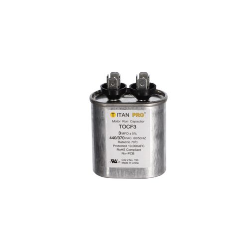 Bojack Capacitor 12.5 MFD 440V OVAL - 12033 - Mars - Motors