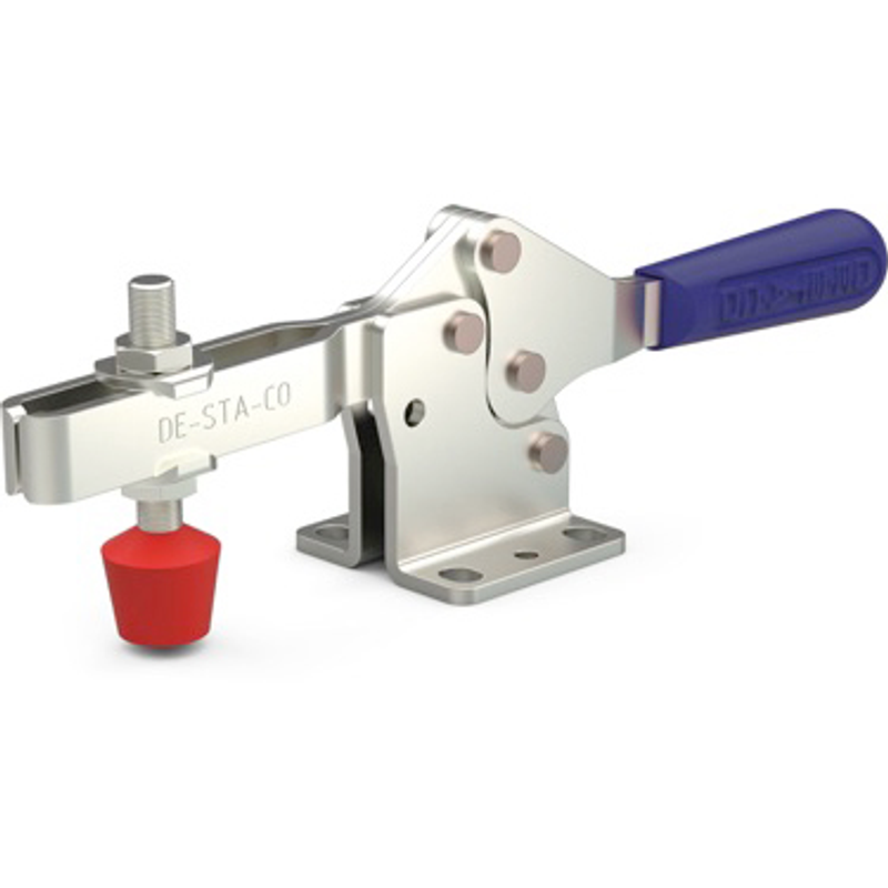 Hand Operated Nonslip Handle Horizontal Toggle Clamp 182Kg