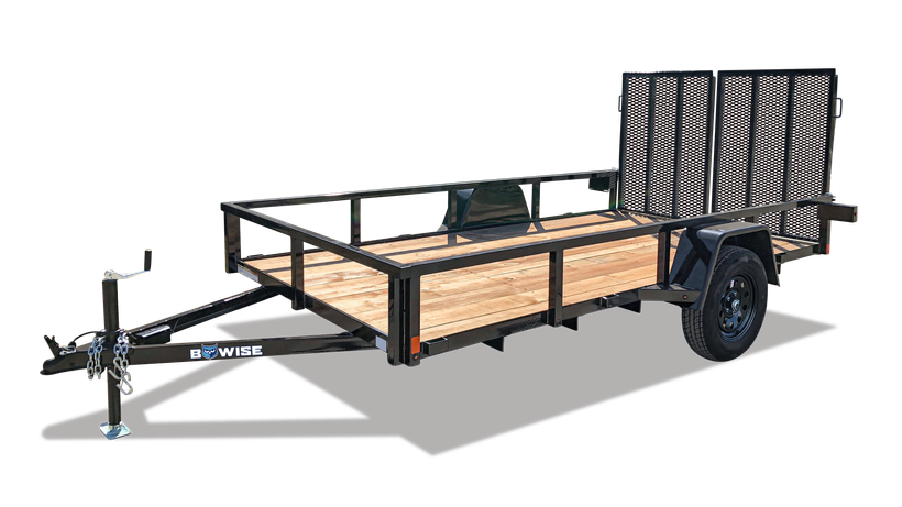 UT3 – 3k Single Axle Tube Rail Utility Trailer