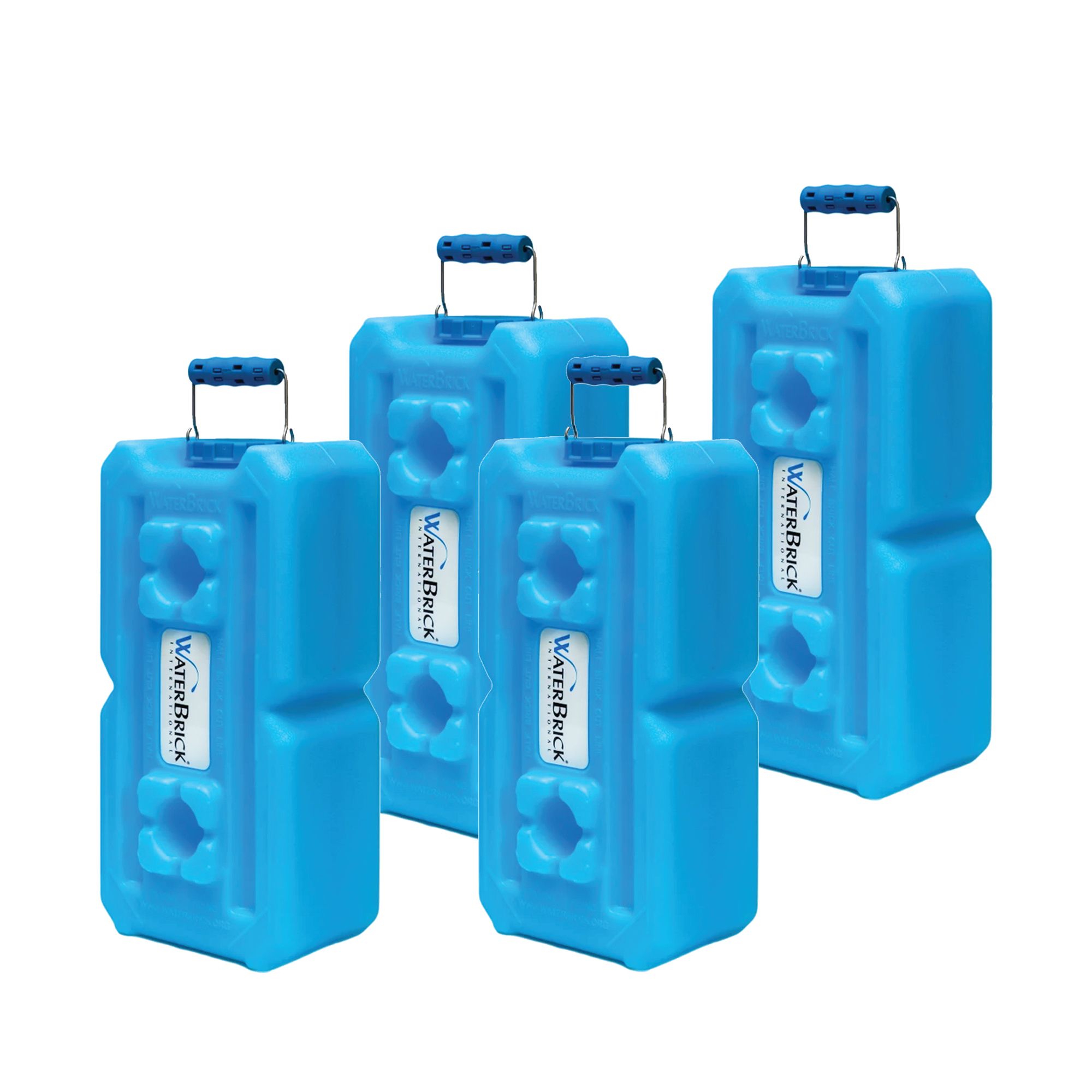 Water Brick Storage System - 4 Bricks, 14-Day Supply