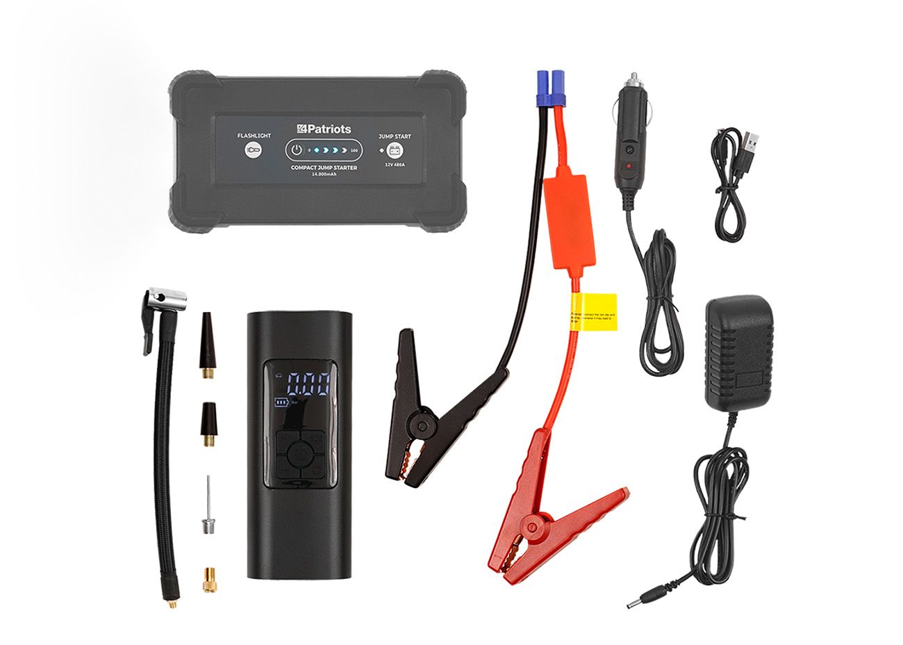 Patriot Power All-in-One Emergency Car Kit - 95 Pieces