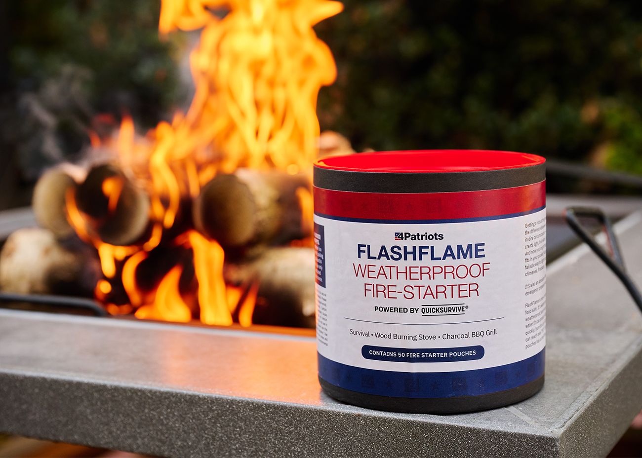 FlashFlame Weatherproof Fire-Starter
