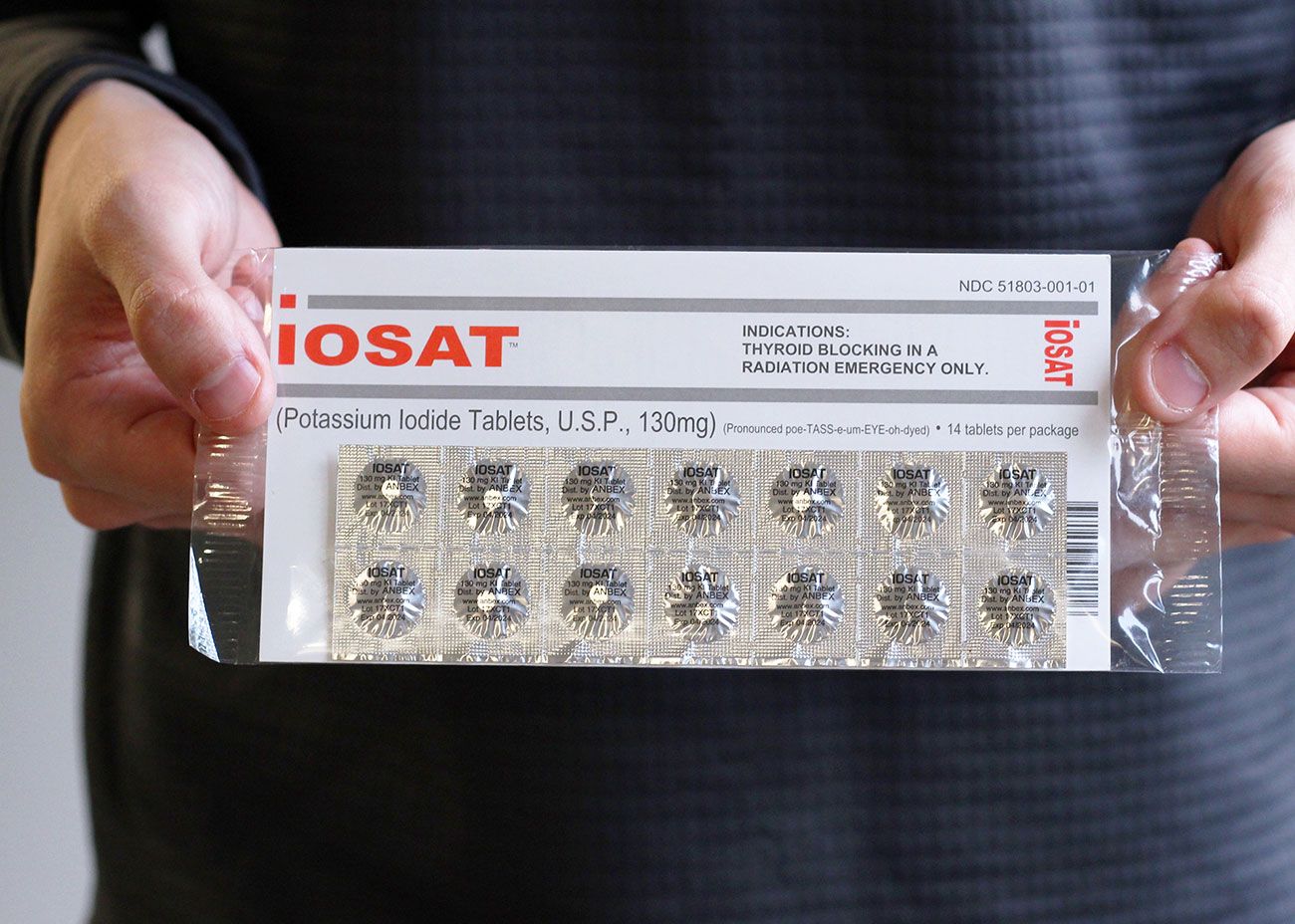Potassium Iodide Radiation-Blocking Tablets - 14-Days