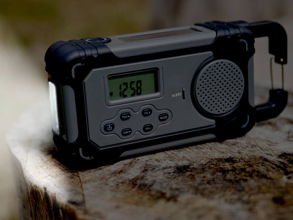 Liberty Band Emergency Solar Weather Radio