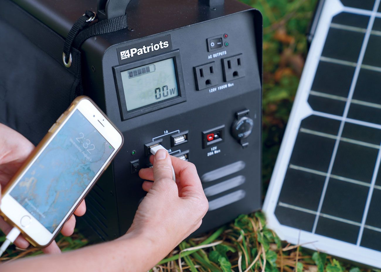 Patriot Power Solar Generator 1800 & Solar Panel