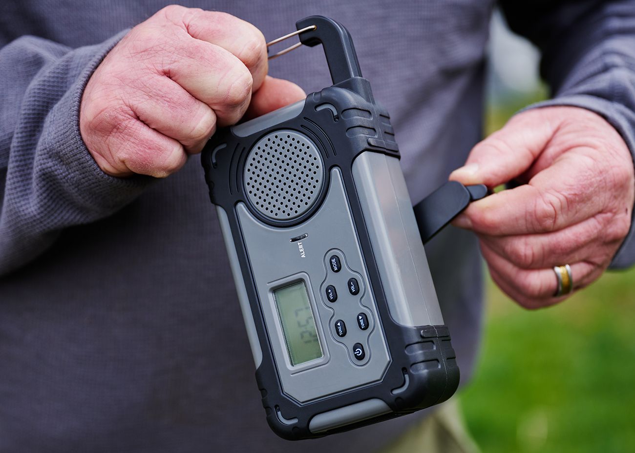 Liberty Band Emergency Solar Weather Radio