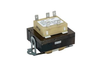 Packard Class II Transformer. 40 Output VA. 208/240 Primary Voltage. 24 Secondary Voltage. 50/60Hz. Foot Mounting. Terminal Leads. Replaces Goodman. Made in China.
