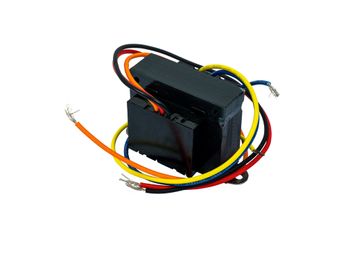 Primary 208/240 Volts, Secondary 24 Volts, Wire Lead Connections, 50/60 Hz. 40 Output VA. Made in USA.
