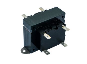 Titan HD Class II Transformer. 40 Output VA. 50/60Hz. 120/208/240 Primary Volts. 24 Secondary Volts. Foot Mounting. 1/4 in Spade Terminal Connections. Made in the USA.
