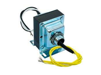 Primary 120 Volts, Secondary 24 Volts, Wire Lead Connections, Made in USA. 50/60Hz. 40 Output VA. Multi-Mount.
