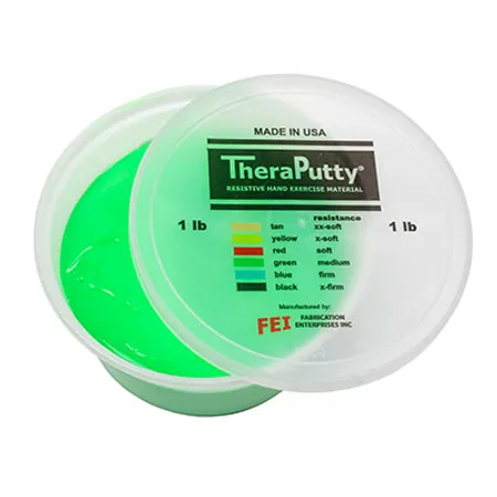 Theraputty, Resistance Green Medium, 1 Lb