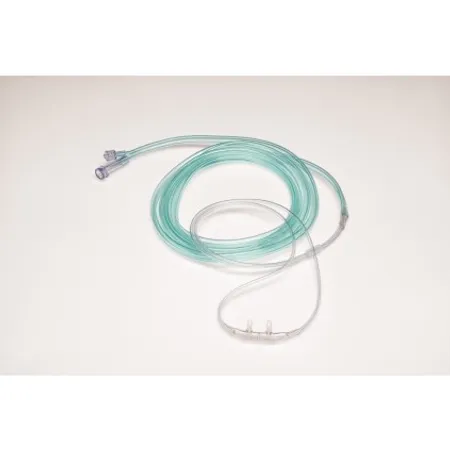 Sampling/Delivery Nasal Cannula Divided Adult Male Luer 10' O2 & 10' CO2, 25/Cs