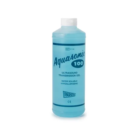 Ultrasound Gel Aquasonic 100 N/S w/Dispenser Cap 1 Lt, Ea