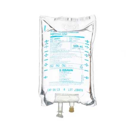 Sodium Chloride Inj 0.9% 500 mL Bag, Ea