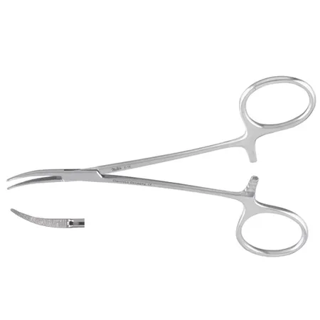 HALSTED Mosquito Forceps, Curved, Extra Delicate, 5", Ea.