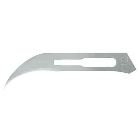 Carbon Steel Sterile Surgical Blades, # 12, 100/Bx