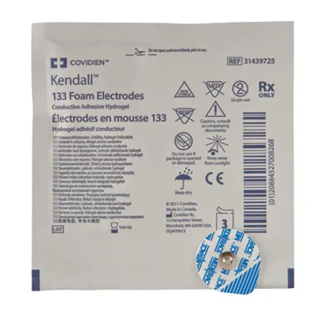 Electrode 133 Series Foam Conductive Hydrogel, 600/Cs