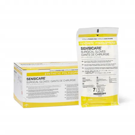 Glove Surgical Synthetic Aloe Sterile PF Size 7.5, 25 Pr/Bx