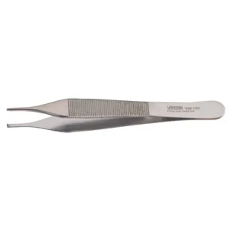 Forceps Tissue 4¾" 1 x 2 Teeth Mid-Grade, Ea