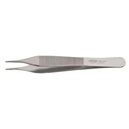 Dressing Forceps Adson 4¾" Serrated Tips Mid-Grade, Ea