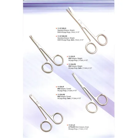 Iris Scissor 4-1/2", Straight