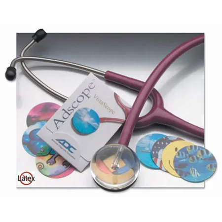 ADC Vistascope Lightweight Acrylic Stethoscope Royal Blue Dealmed Medical Supplies