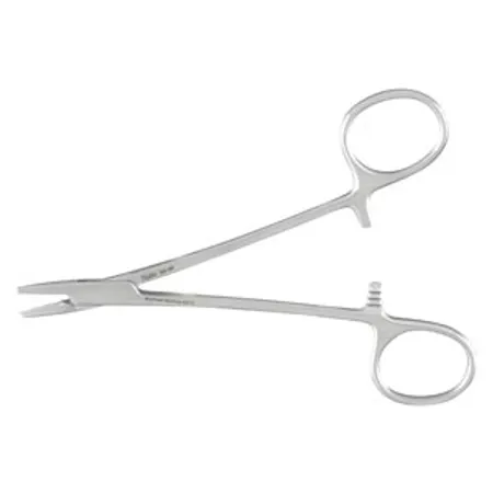 Needle Holder Halsey 5" Serrated Jaws, Ea