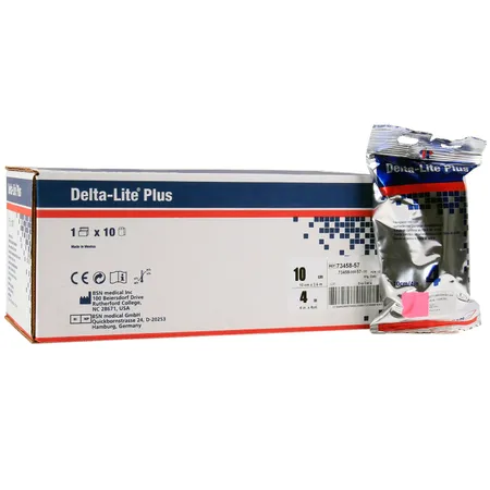 Cast Tape Delta-Lite Plus Fiberglass 4" x 4 yds Pink, 10/Cs