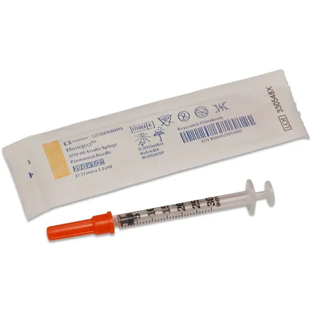 Insulin Syringe 29G x ½", 100/Bx