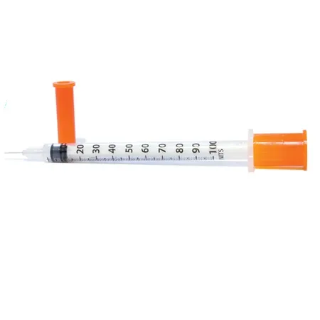 Insulin Syringe 1 mL 30G x 5/16", 100/Bx