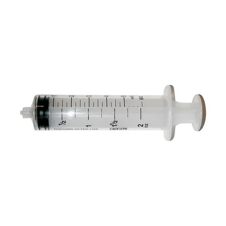 Syringe 50 - 60 mL Luer Slip with Cap, 25/Bx