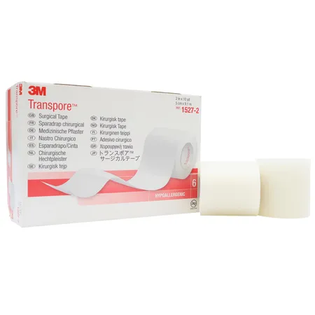 Tape Surgical Transpore 2" x 10 yds Transparent, 6/Bx