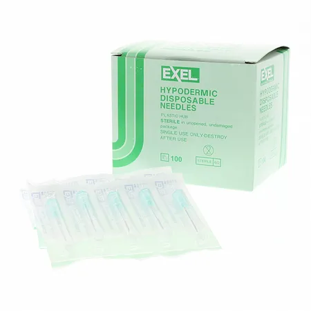 Hypodermic Needle 21G x 1", 100/Bx