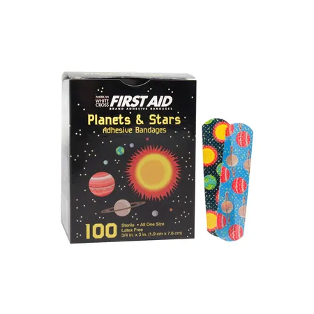 Bandage Adhesive Planet & Stars, 100/Bx