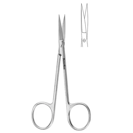 MeisterHand Iris Scissors, 4" , Curved