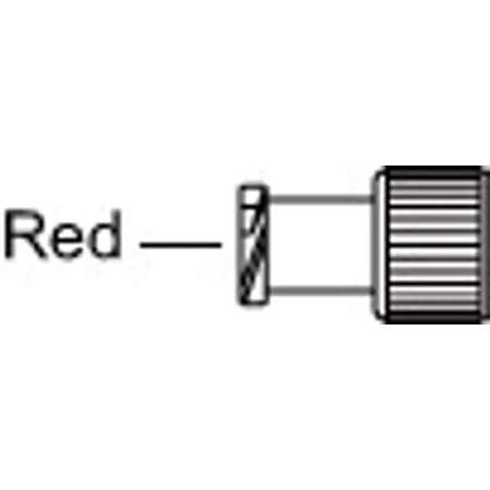 Cap Dual Function for Male & Female LL Red, 100/Bx