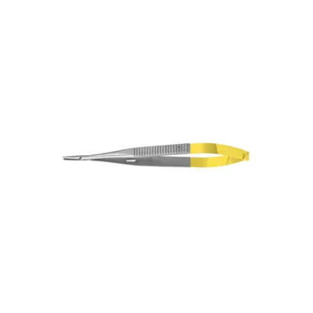 Castroviejo Needle Holder 5 1/2" Curved Smooth Jaws Tungsten Carbide, Ea