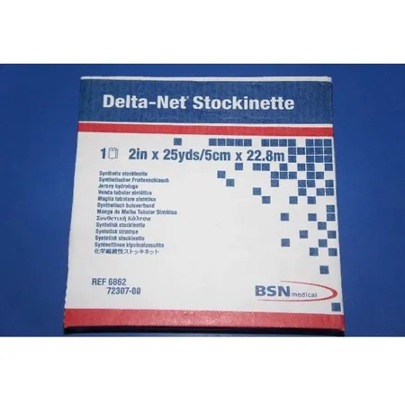 Stockinette Delta-Net N/S 1" x 25 yds White, 2/Bx