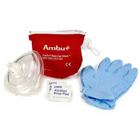 Ambu Res-cue Mask, Soft Case, Red, Basic
