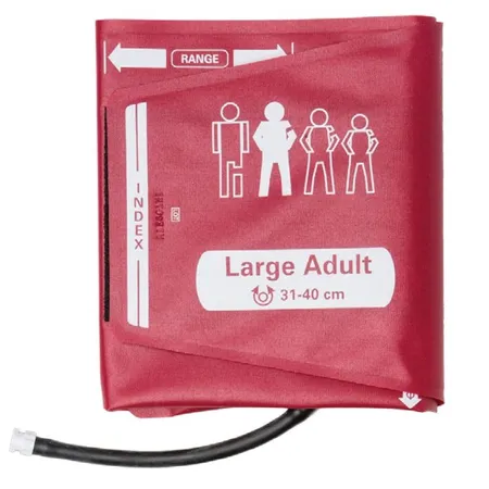 BP Cuff, NIBP Adult Large, 31-40cm, 5/Bx