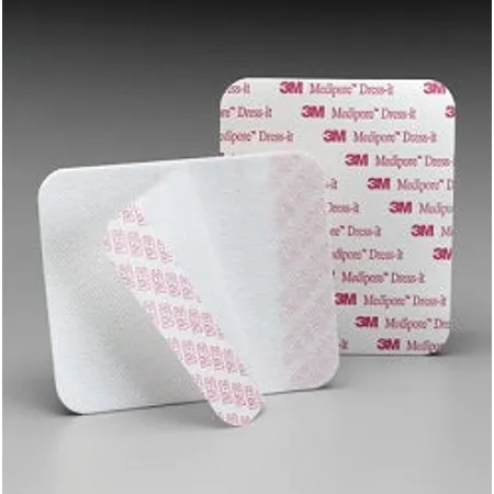 Medipore™ Dressing Covers. 3.875" x 4.625", 3/Pad, 25/Bx