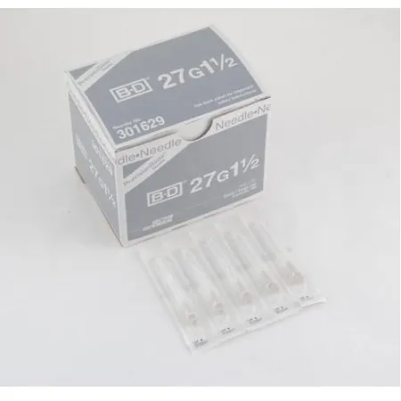 Needle, Hypodermic, PrecisionGlide, 16G x 1.5" Regular Bevel, 100/Bx