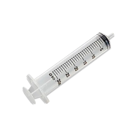 Syringe, 30 mL, Luer Slip, 56/Bx