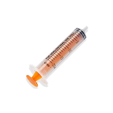 Syringe, Enteral/Oral, 20 mL, UniVia Connect, Luer Slip, 48/Bx