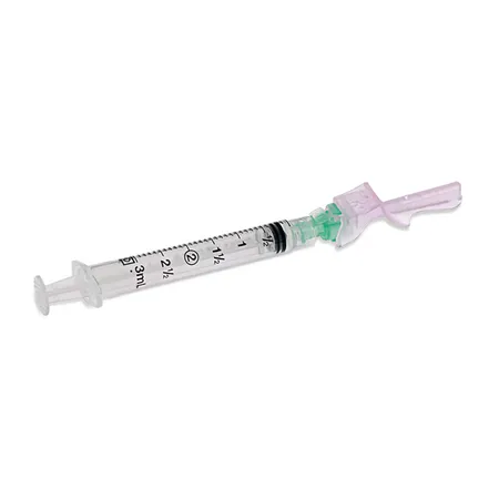 Syringe Safety 3 mL 21G x 1.5", 50/Bx