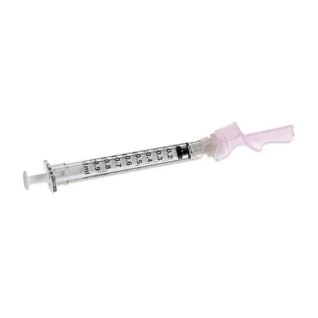 Syringe Safety 1 mL 27G x 1/2", 50/Bx