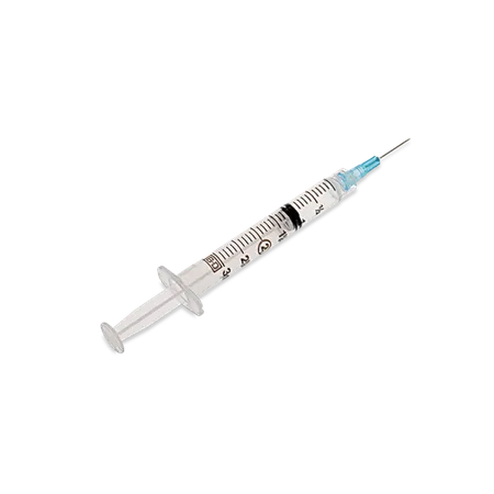 Syringe 3 mL 25G x ⅝" LL, 100/Bx