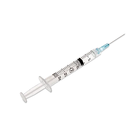 Syringe 3 mL 25G x 1", Thin Wall, PrecisionGlide, Luer Lock, 100/Bx